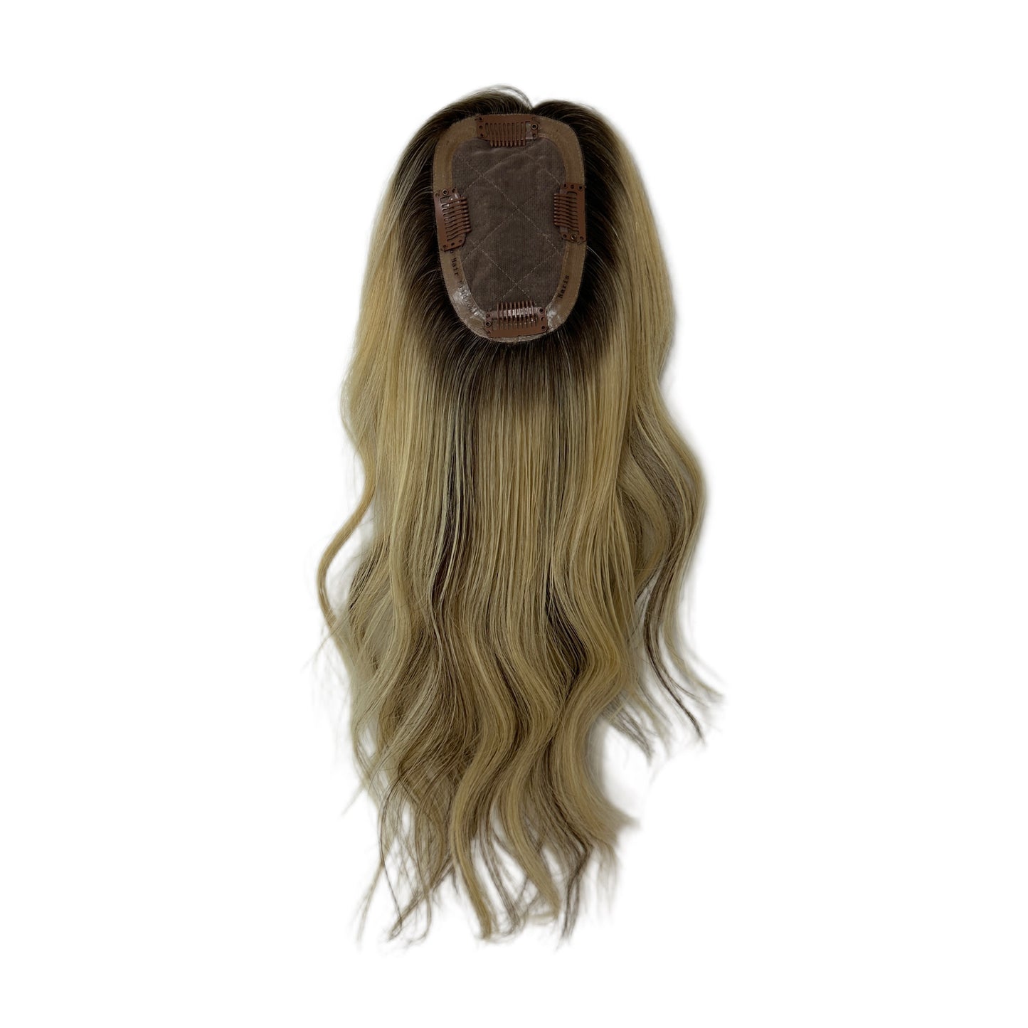 Naris - Light Blonde with Chocolate Brown Lowlights 3X5 Topper
