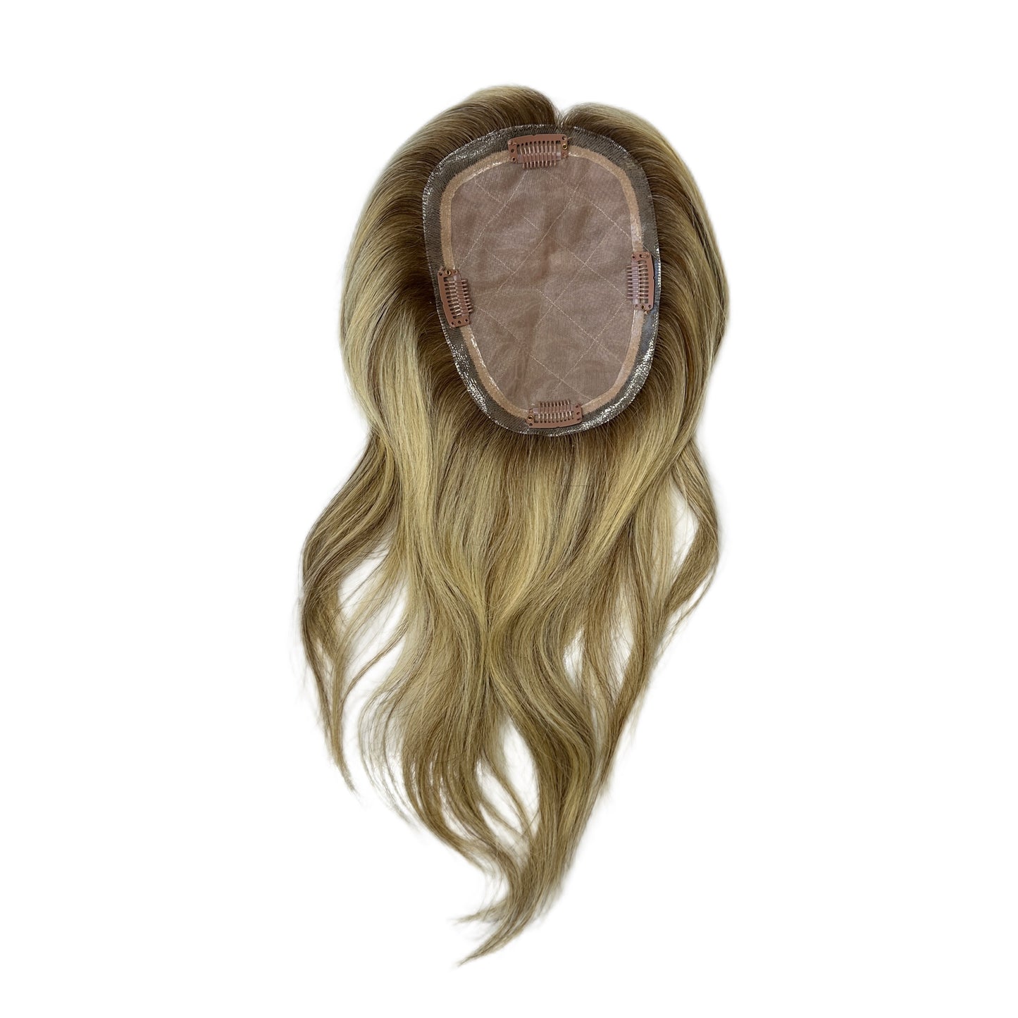 Naris - Light Blonde with Chocolate Brown Lowlights 5x7 Topper