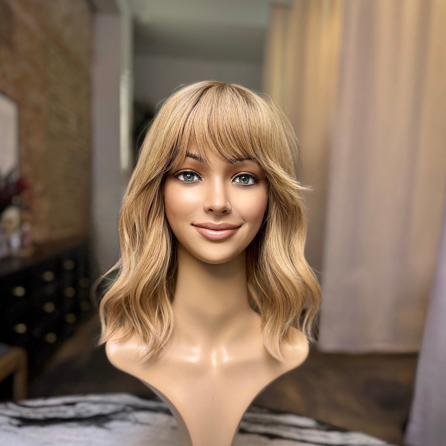 Eowyn - Fringe Golden Blonde Wig