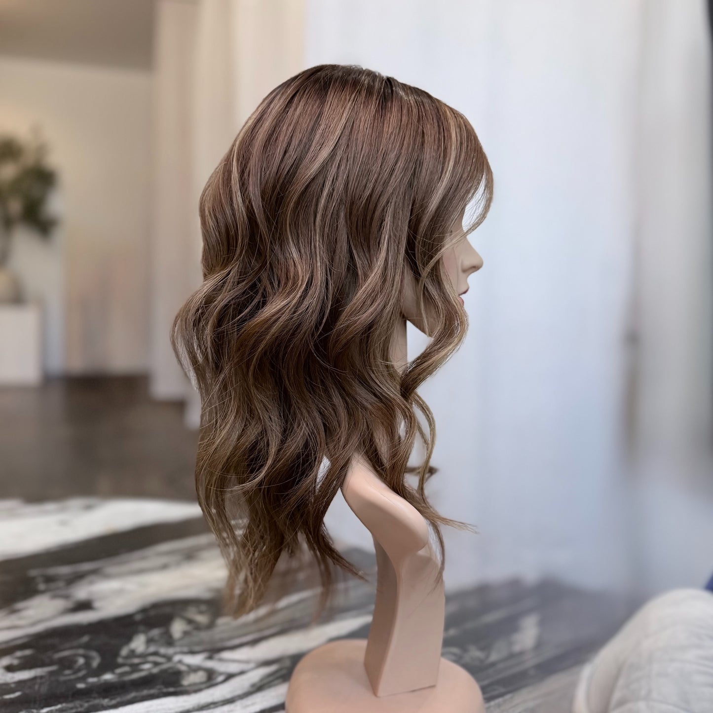 Jia - HD Lace top Brunette ombre wig