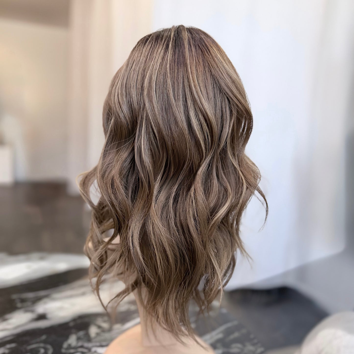 Jia - HD Lace top Brunette ombre wig