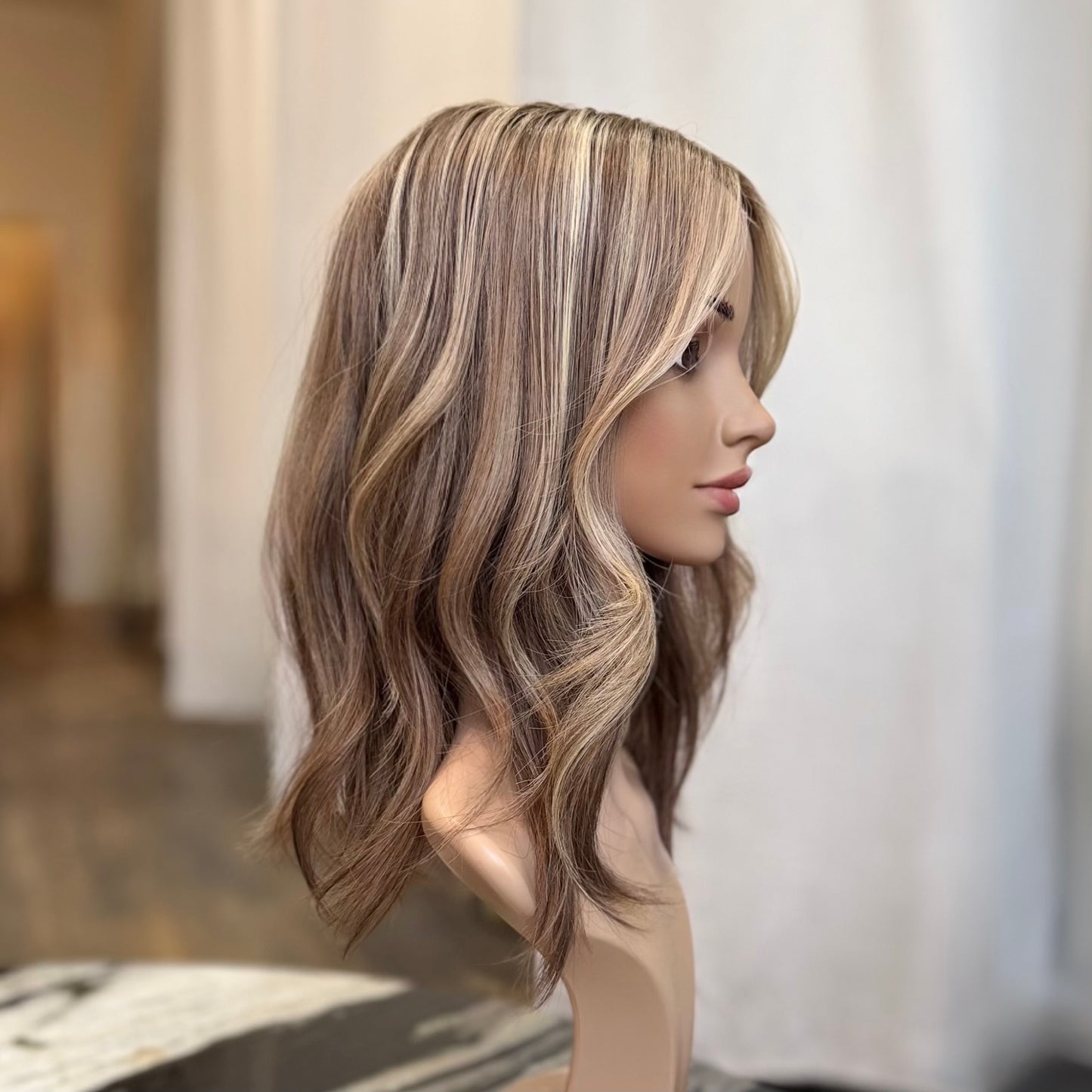 Pioneer No.614 -21-4.  8.5 × 9 HD Blonde Lace Topper