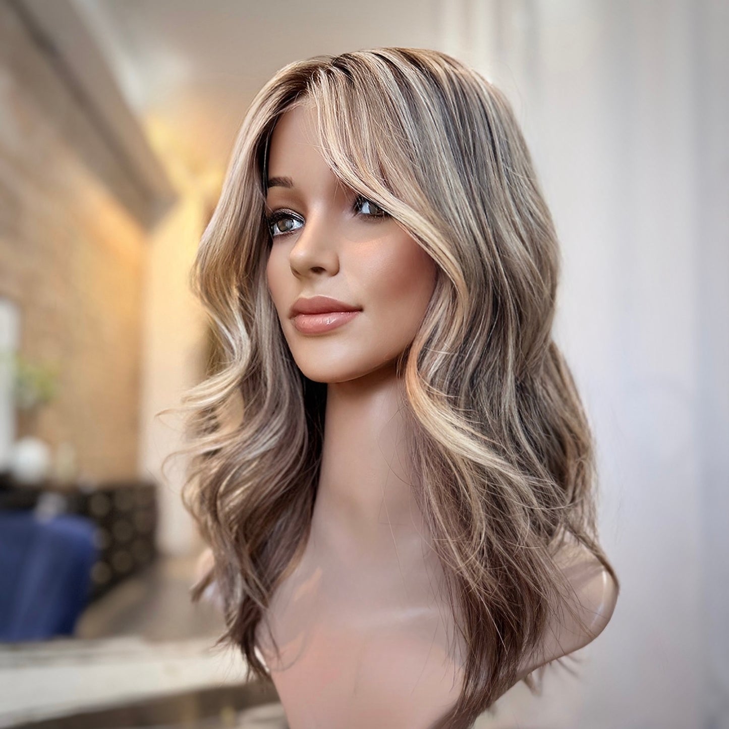 Pioneer No.614 -21-4.  8.5 × 9 HD Blonde Lace Topper