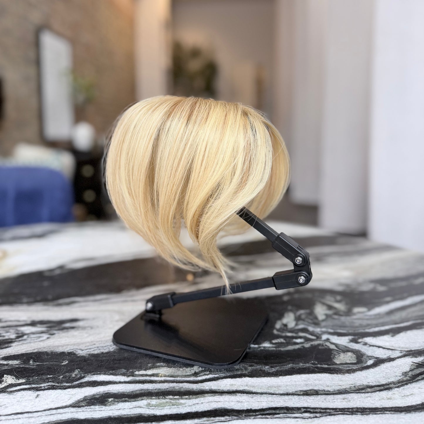 Moona - Blonde wit Golden Lowlights 3x5 Topper