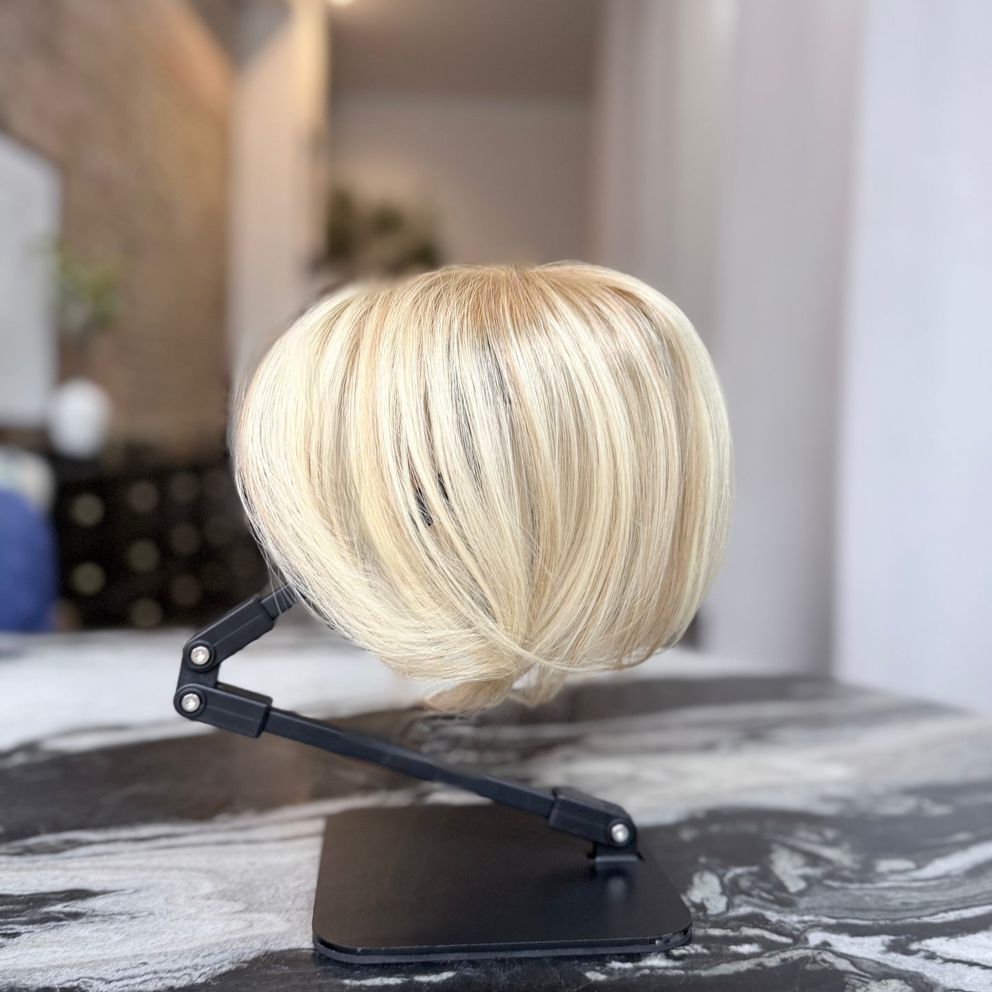 Moona - Blonde wit Golden Lowlights 3x5 Topper