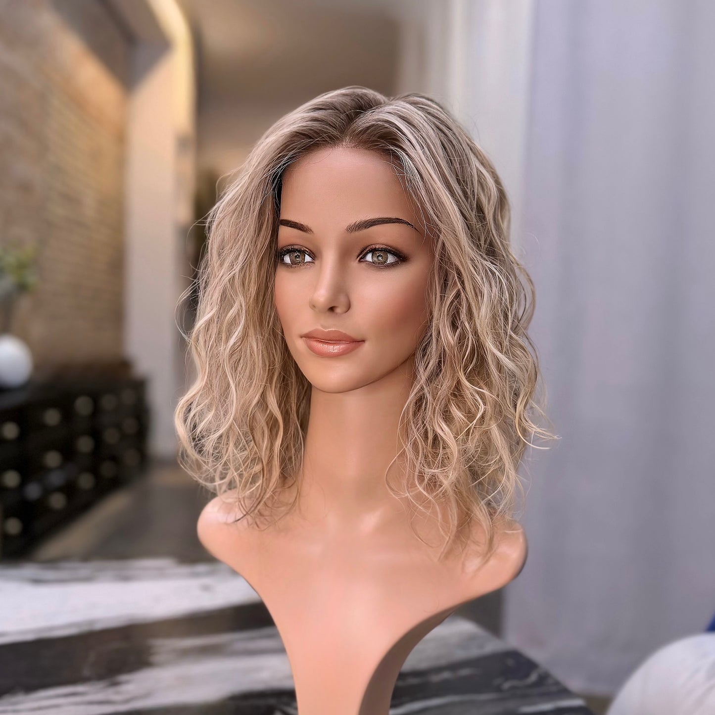 8.5x9  Blonde Lace Topper
