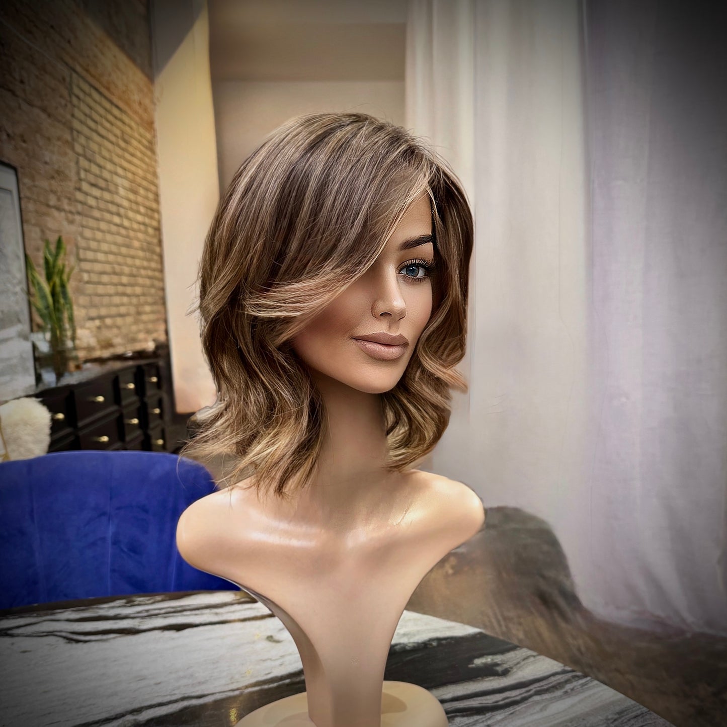 8×8 Lace Topper – Soft Highlighted Brunette