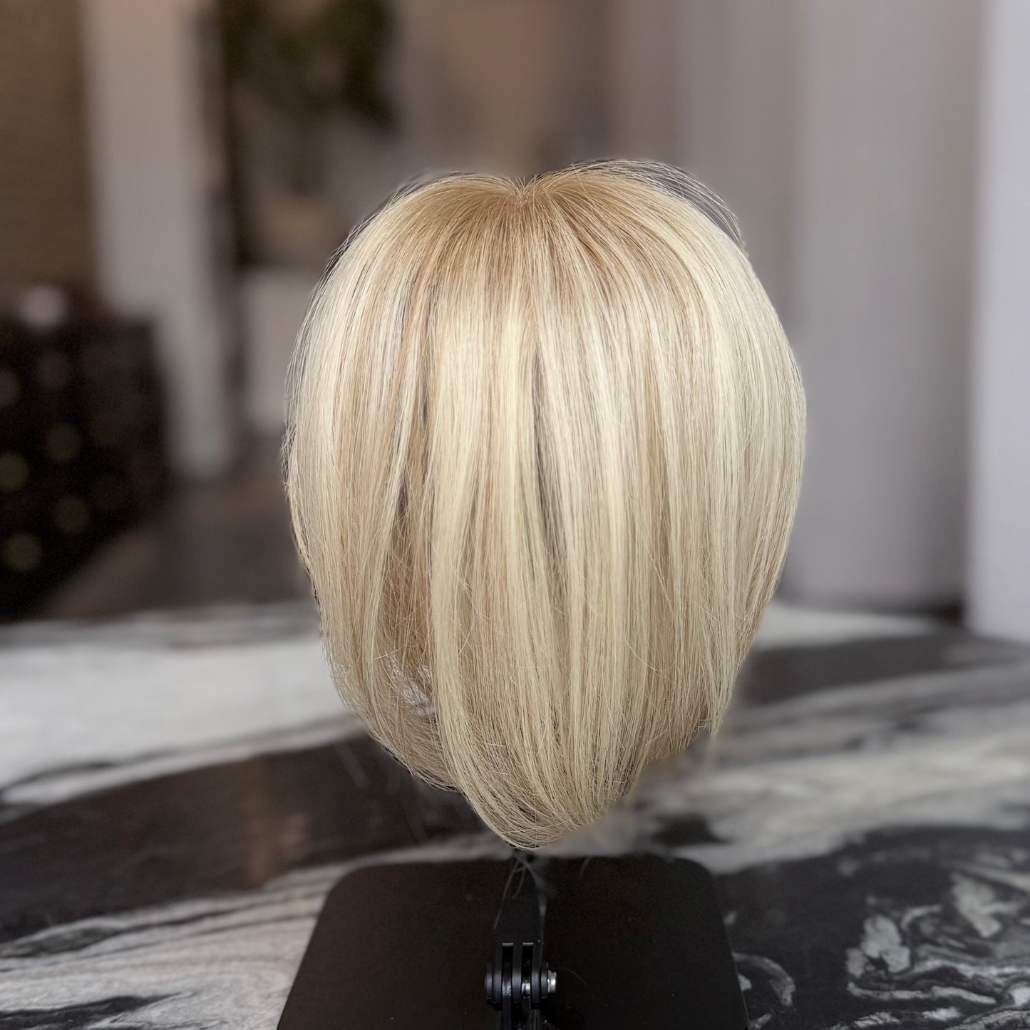 Moona - Blonde wit Golden Lowlights 3x5 Topper
