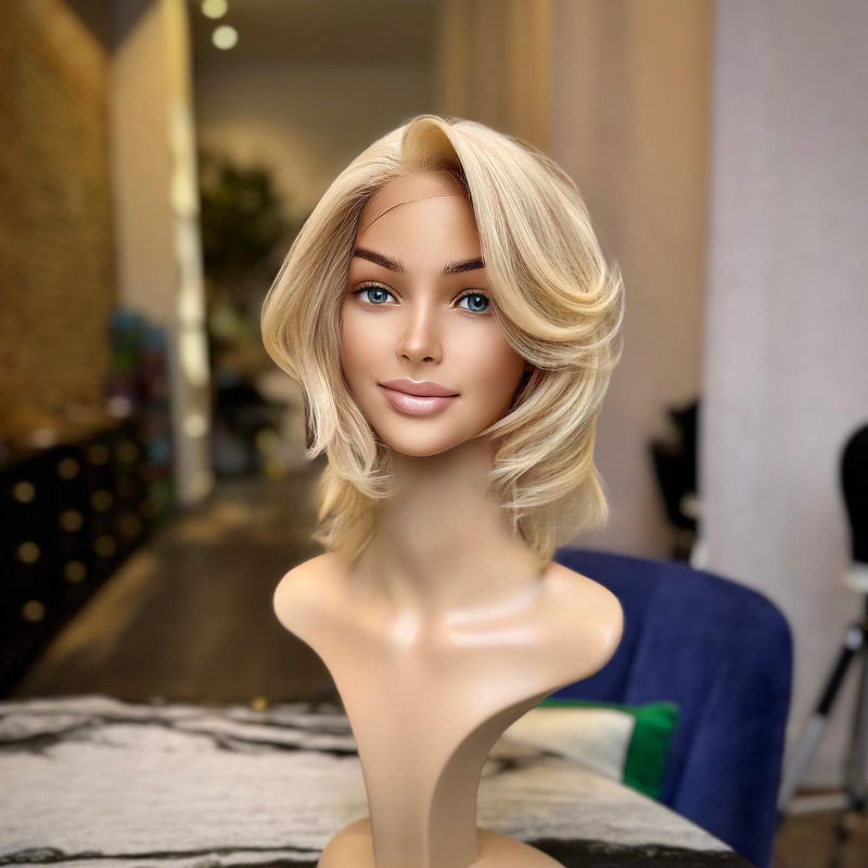 Marilyn - 12" Blonde Lace Front Wig