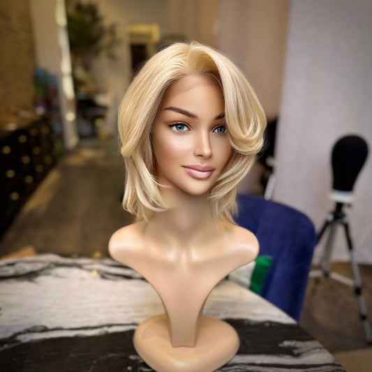 Marilyn - 12" Blonde Lace Front Wig